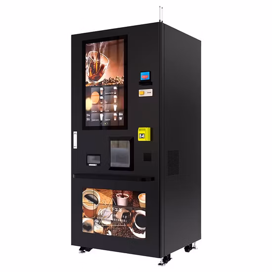Leading Manufacture Iced Fresh Ground Coffee Vending Machine with Ice