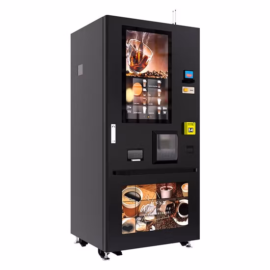 Leading Manufacture Iced Fresh Ground Coffee Vending Machine with Ice